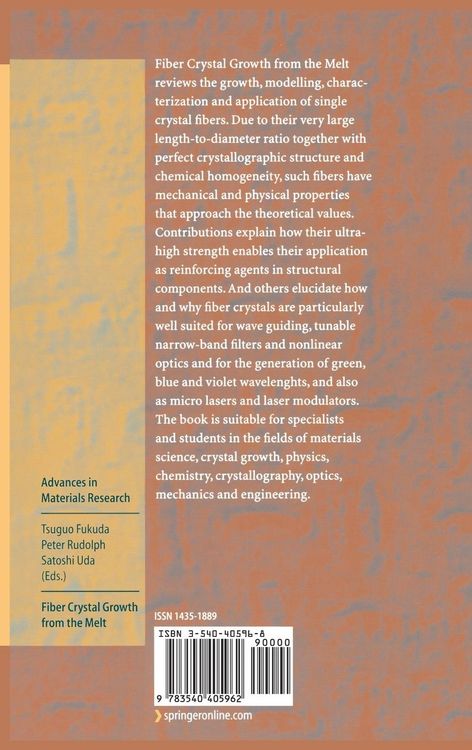 Produktbild: Fiber Crystal Growth from the Melt