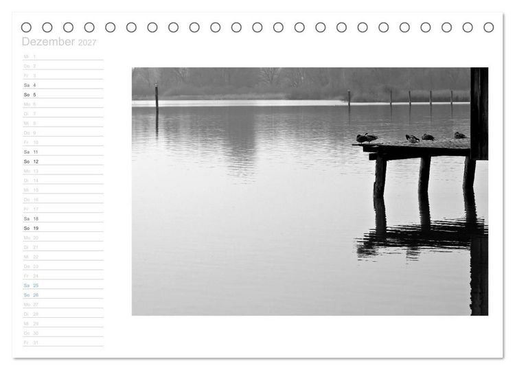 Produktbild: Bilder vom See (Tischkalender 2027 DIN A5 quer), CALVENDO Monatskalender