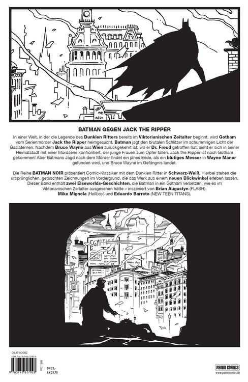 Produktbild: Batman Noir: Gotham by Gaslight - Eine Batman-Geschichte im Viktorianischen Zeitalter