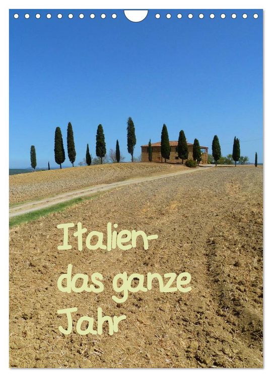 Produktbild: Italien-das ganze Jahr (Wandkalender 2026 DIN A4 hoch), CALVENDO Monatskalender