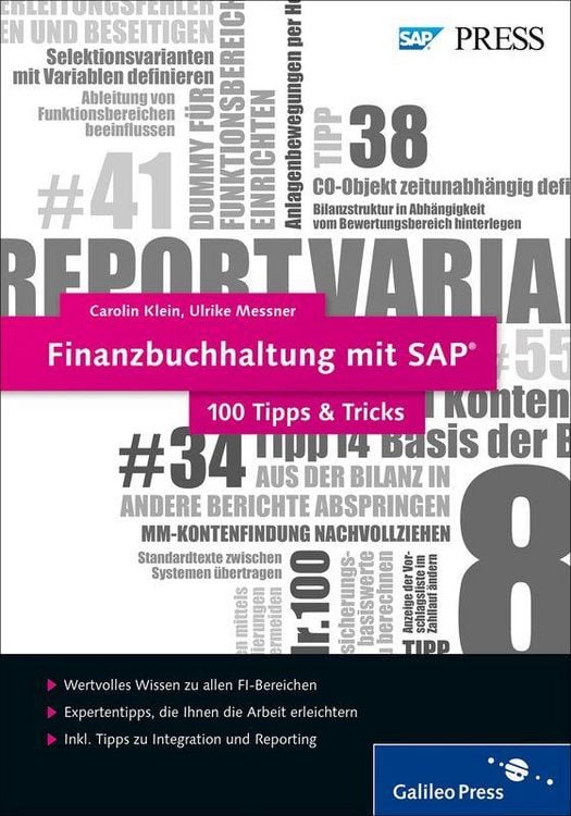 Produktbild: Finanzbuchhaltung mit SAP &iquest; 100 Tipps & Tricks