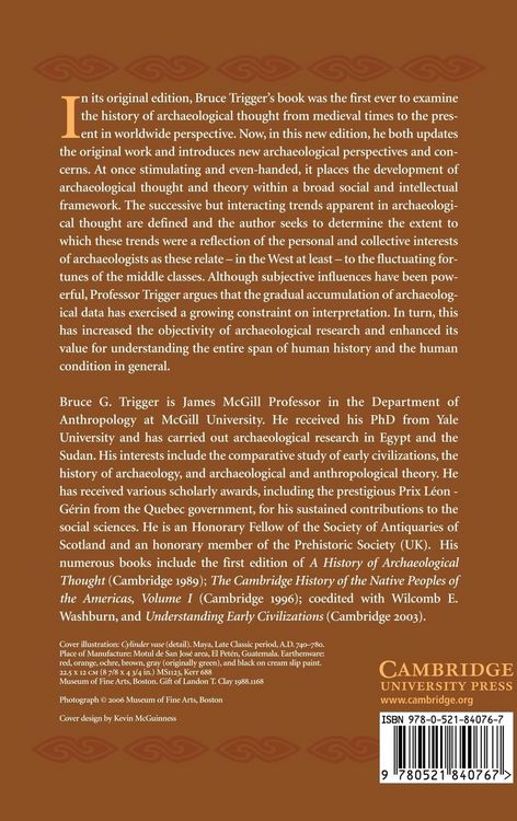 Produktbild: A History of Archaeological Thought