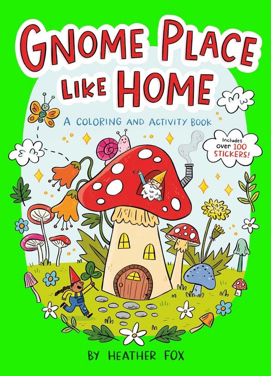 Produktbild: Gnome Place Like Home (a Cottagecore Sticker Coloring Activity Book for Kids)