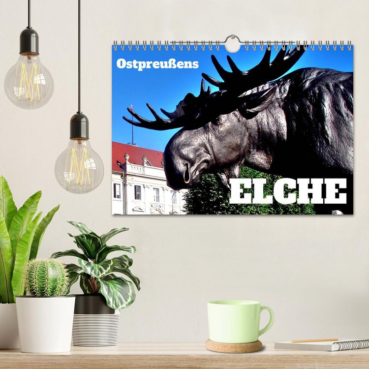 Produktbild: Ostpreu&szlig;ens Elche (Wandkalender 2026 DIN A4 quer), CALVENDO Monatskalender