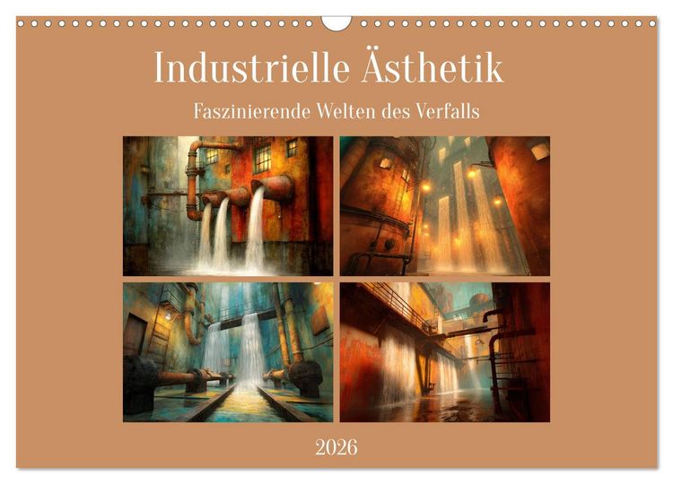 Produktbild: Die faszinierende Welt der industriellen &Auml;sthetik (Wandkalender 2026 DIN A3 quer), CALVENDO Monatskalender