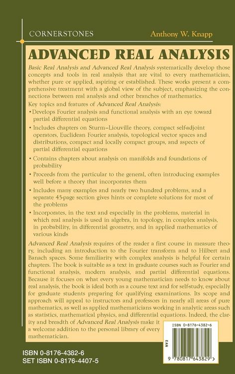 Produktbild: Advanced Real Analysis