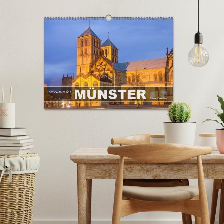 Produktbild: Lebenswertes M&uuml;nster (Wandkalender 2027 DIN A3 quer), CALVENDO Monatskalender