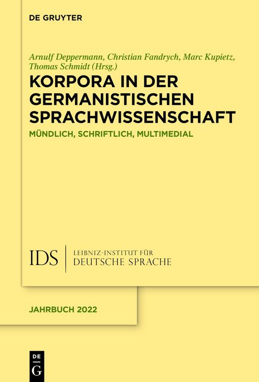 Produktbild: Korpora in der germanistischen Sprachwissenschaft