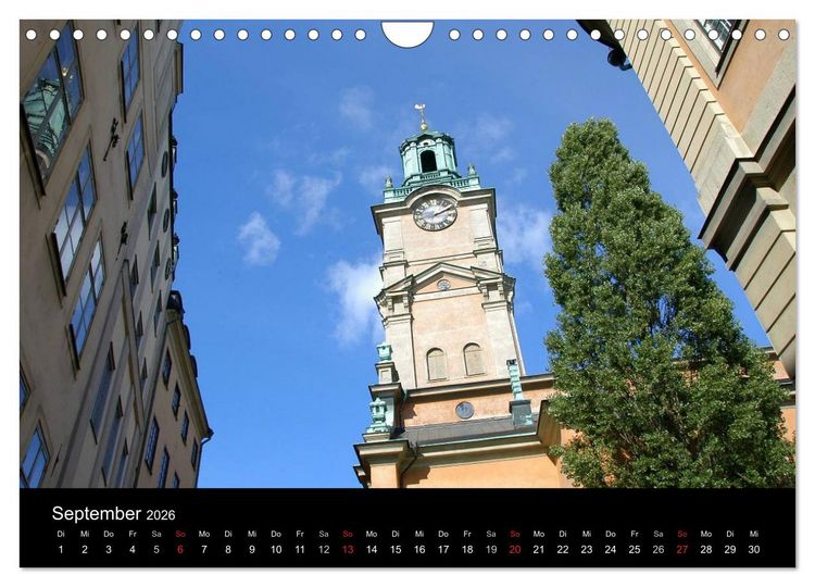 Produktbild: Sommer in Stockholm 2026 (Wandkalender 2026 DIN A4 quer), CALVENDO Monatskalender