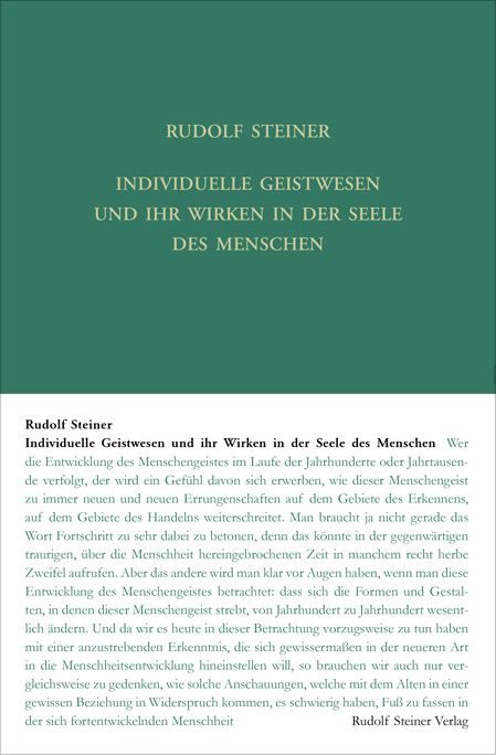 Produktbild: Individuelle Geistwesen und ihr Wirken in der Seele des Menschen