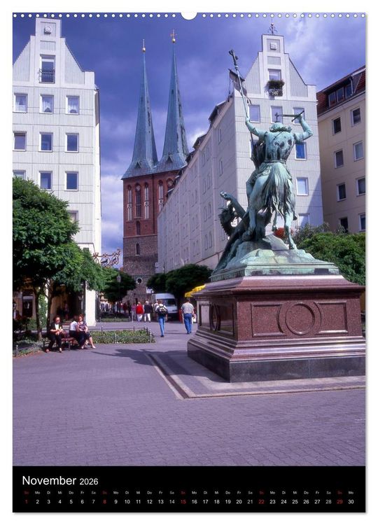 Produktbild: Weltstadt Berlin (hochwertiger Premium Wandkalender 2026 DIN A2 hoch), Kunstdruck in Hochglanz