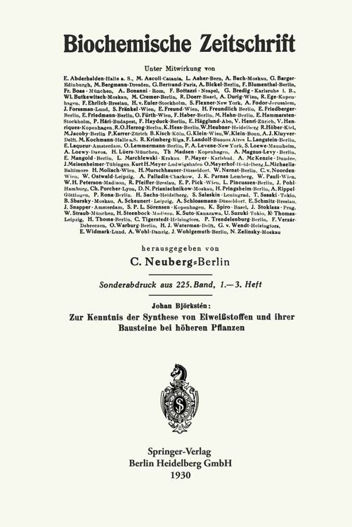 Produktbild: Zur Kenntnis der Synthese von Eiwei&szlig;stoffen und ihrer Bausteine bei h&ouml;heren Pflanzen