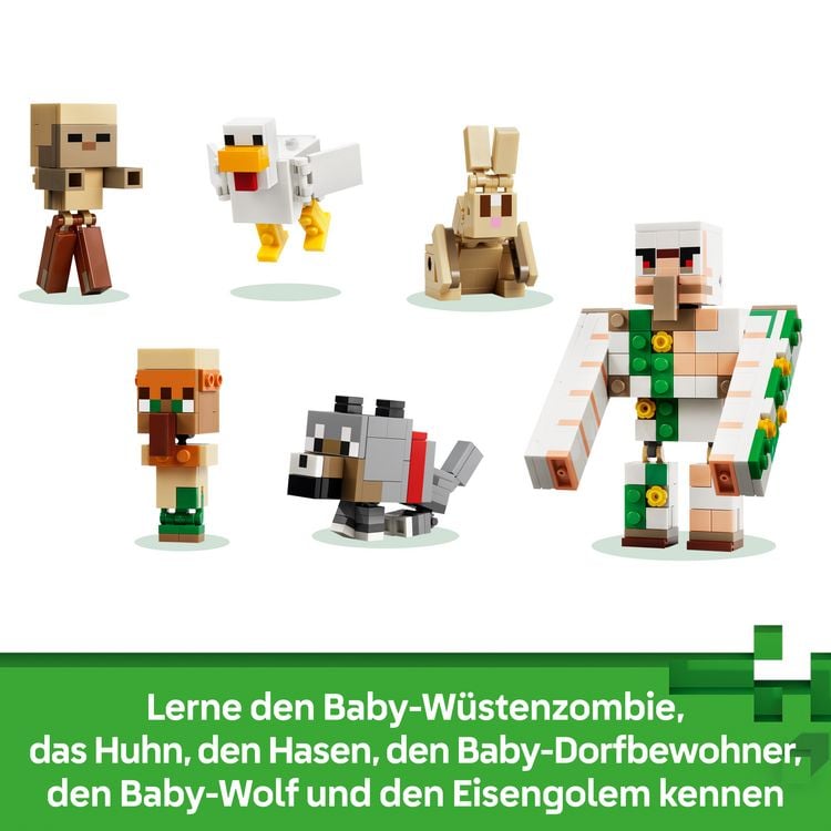 Produktbild: LEGO Minecraft 21592 Angriff des H&uuml;hnerreiters in der W&uuml;ste, Modellbau