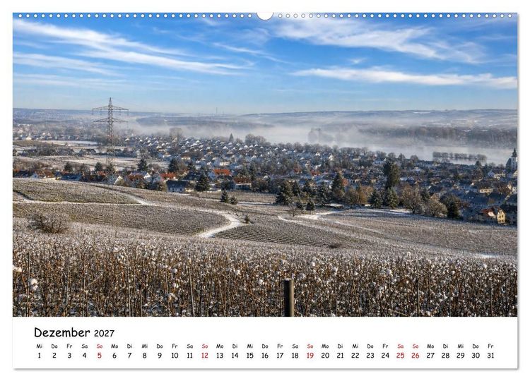 Produktbild: R&uuml;desheim im Licht der Jahreszeiten (Wandkalender 2027 DIN A2 quer), CALVENDO Monatskalender