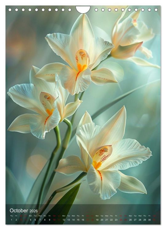 Produktbild: Ethereal Orchids (Wall Calendar 2026 DIN A4 portrait), CALVENDO 12 Month Wall Calendar