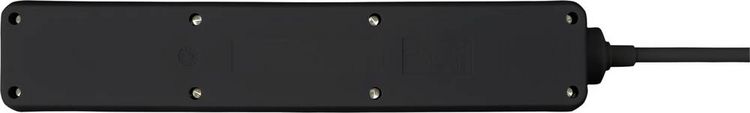 Produktbild: Sygonix SY-4890996 Steckdosenleiste 6fach Schwarz Schutzkontakt 1St.
