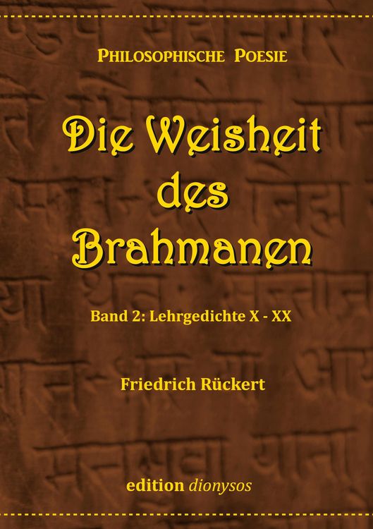 Produktbild: Die Weisheit des Brahmanen
