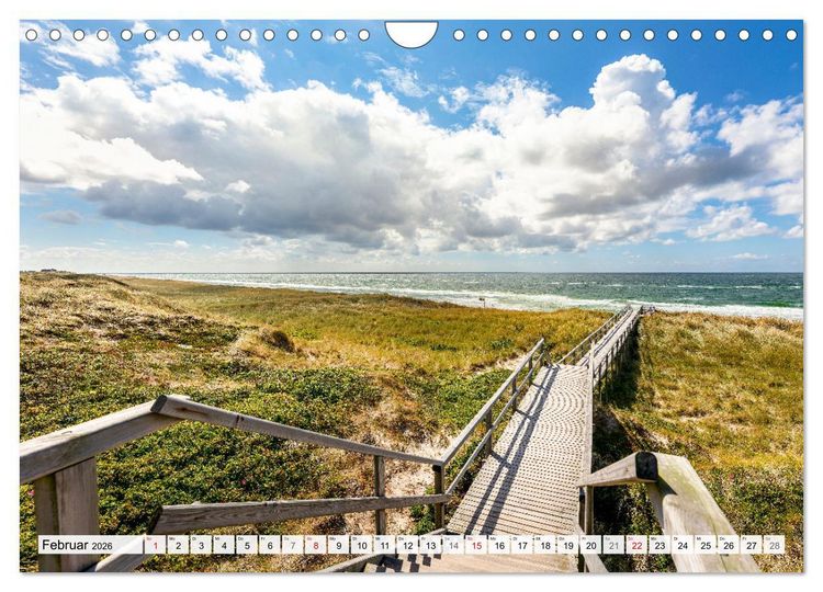 Produktbild: INSELLIEBE SYLT Zauberhafte Momente (Wandkalender 2026 DIN A4 quer), CALVENDO Monatskalender