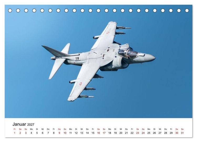 Produktbild: Milit&auml;rflieger (Tischkalender 2027 DIN A5 quer), CALVENDO Monatskalender