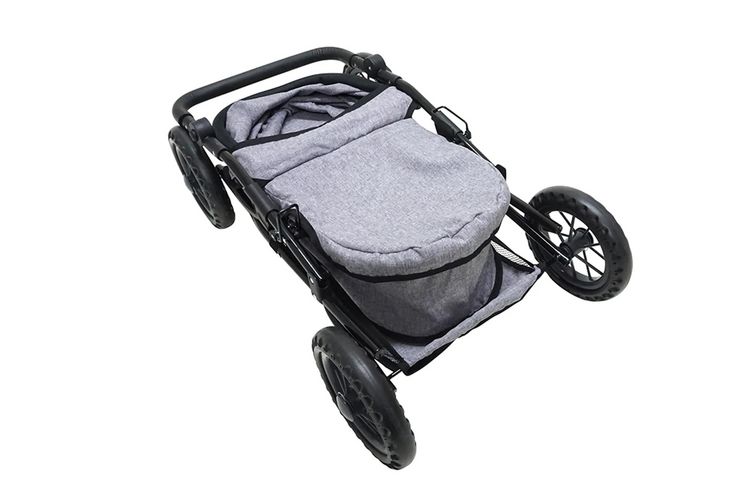 Produktbild: Knorrtoys 63443 - Puppenwagen First Princess Star Blue Pink, klappbar, Schieberh&ouml;he: 40-66cm
