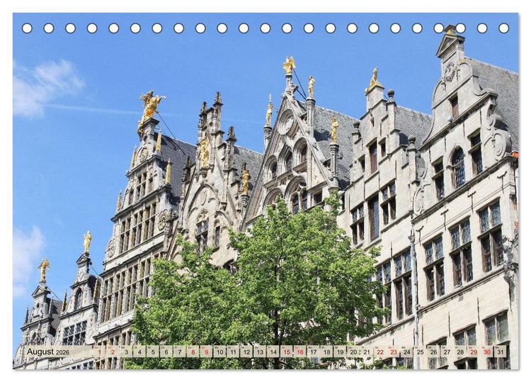 Produktbild: Antwerpen - Faszinierende Gro&szlig;stadt (Tischkalender 2026 DIN A5 quer), CALVENDO Monatskalender