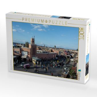 Produktbild: CALVENDO Puzzle Djemaa el-Fna-Platz, Marrakesch | 1000 Teile Lege-Gr&ouml;&szlig;e 64x48cm Foto-Puzzle f&uuml;r gl&uuml;ckliche Stunden