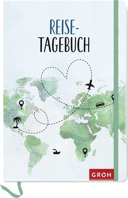 Produktbild: Reisetagebuch (Weltkarte)