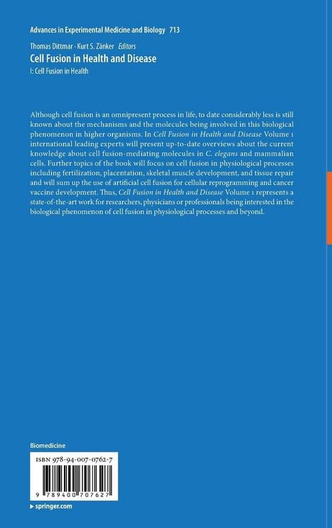 Produktbild: Cell Fusion in Health and Disease