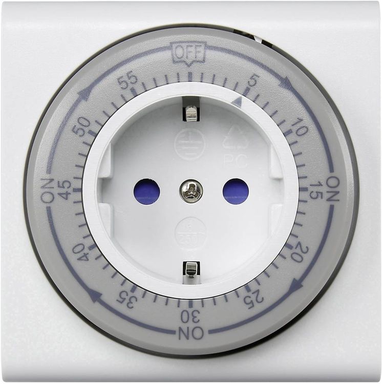 Produktbild: Sygonix SY-5045302 Steckdosen-Zeitschaltuhr analog IP20 Countdown-Funktion