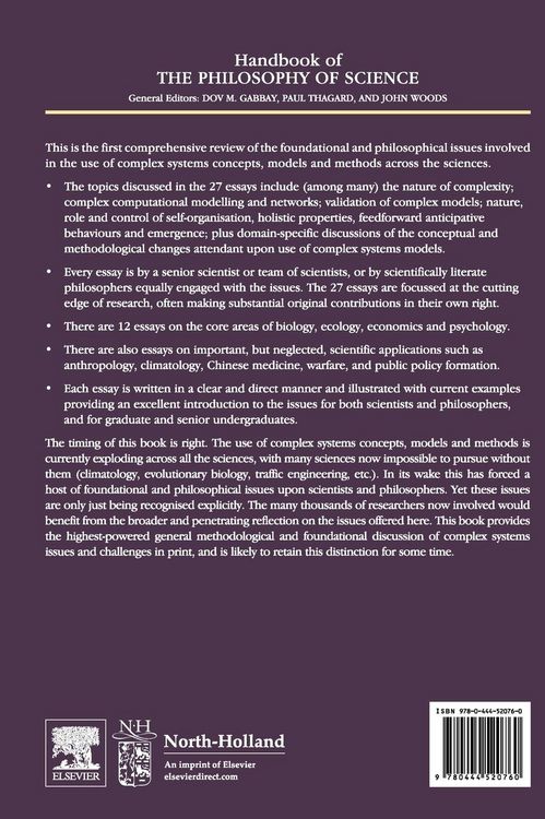 Produktbild: Philosophy of Complex Systems
