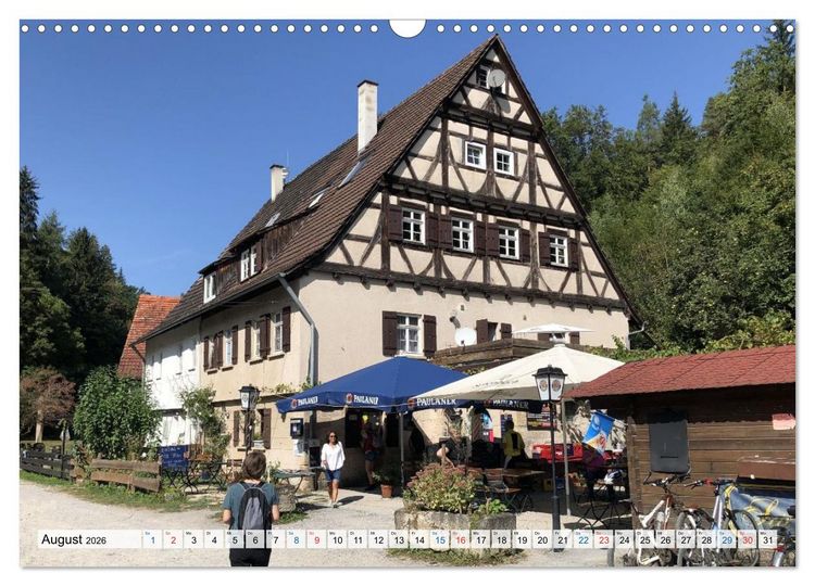 Produktbild: Rund um T&uuml;bingen und Sch&ouml;nbuch (Wandkalender 2026 DIN A3 quer), CALVENDO Monatskalender
