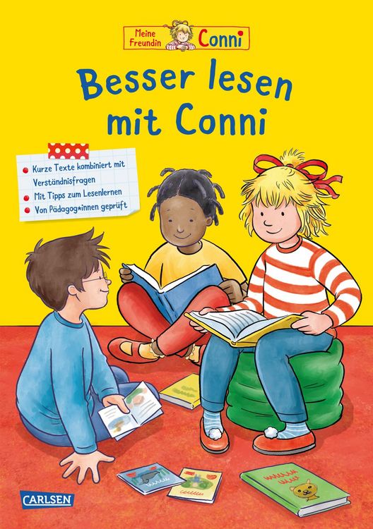 Produktbild: Conni Gelbe Reihe (Besch&auml;ftigungsbuch): Besser lesen mit Conni