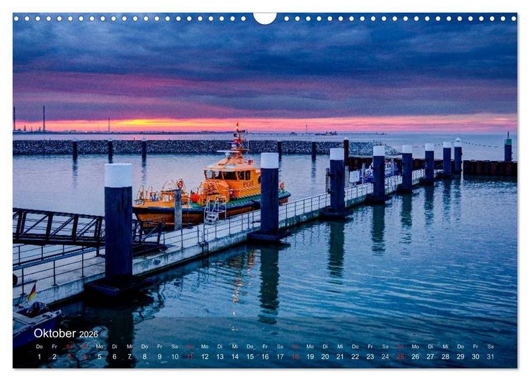Produktbild: Impressionen vom JadeWeserPort (Wandkalender 2026 DIN A3 quer), CALVENDO Monatskalender