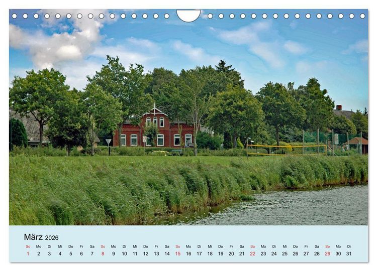 Produktbild: Schwabstedt an der Treene (Wandkalender 2026 DIN A4 quer), CALVENDO Monatskalender