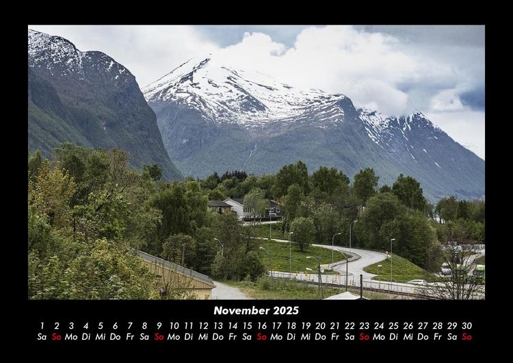 Produktbild: Bergige Welten 2025 Fotokalender DIN A3