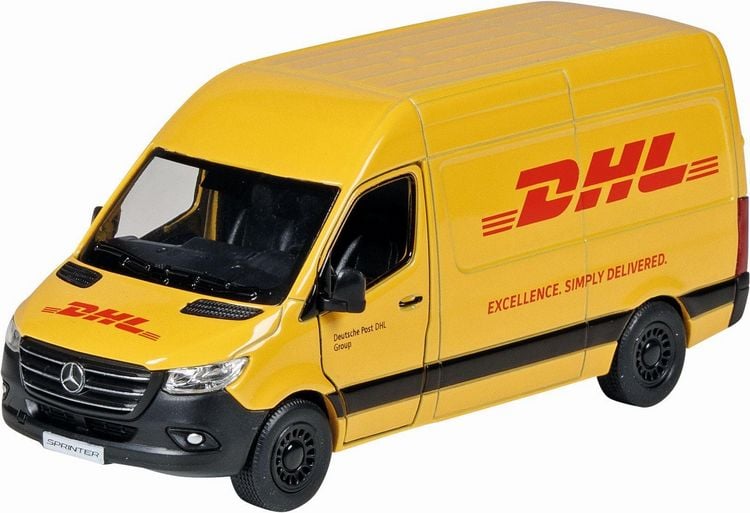 Produktbild: Mercedes Benz Sprinter DHL, Spritzguss, 1:48, L= 12,5 cm