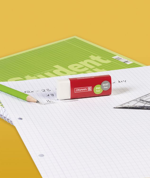 Produktbild: Brunnen Radiergummi wei&szlig; mini