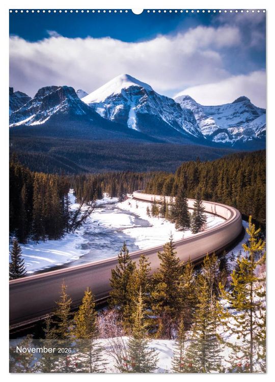 Produktbild: Die kanadischen Rockies (Wandkalender 2026 DIN A2 hoch), CALVENDO Monatskalender