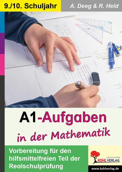 Produktbild: A1-Aufgaben in der Mathematik
