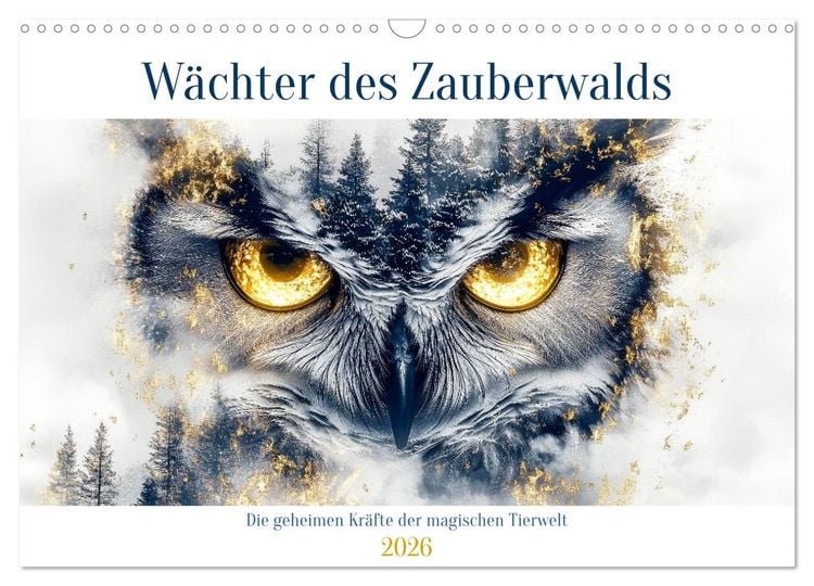 Produktbild: W&auml;chter des Zauberwaldes (Wandkalender 2026 DIN A3 quer), CALVENDO Monatskalender