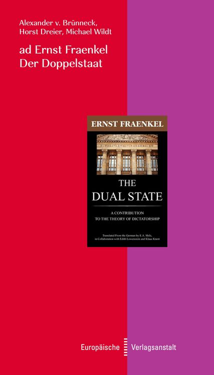 Produktbild: Ad Ernst Fraenkel. Der Doppelstaat