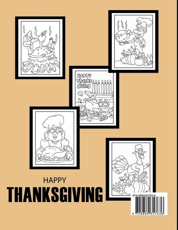 Produktbild: Happy Thanksgiving Coloring Book