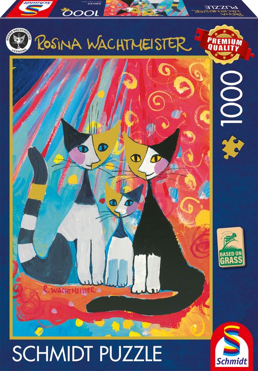 Produktbild: Gl&uuml;ckliche Katzenfamilie