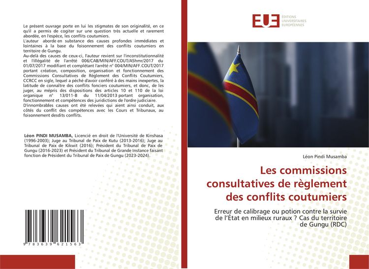 Les commissions consultatives de règlement des conflits coutumiers von ...