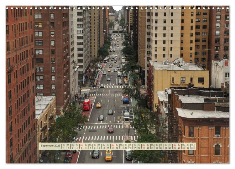Produktbild: Streets of New York - Zu Fu&szlig; durch die Metropole der Superlative (Wandkalender 2026 DIN A3 quer), CALVENDO Monatskalender