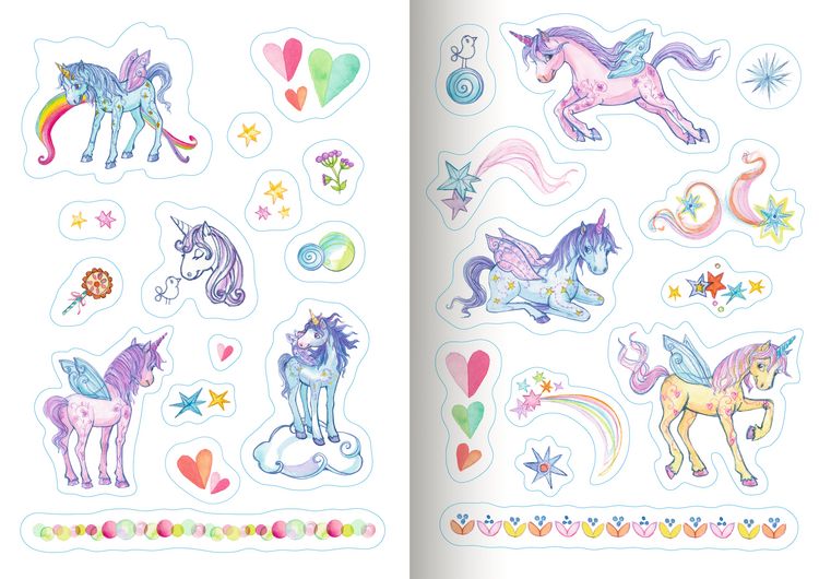 Produktbild: Sticker - Einhorn-Paradies