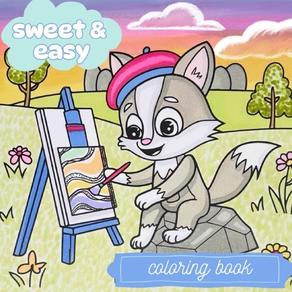 Produktbild: Sweet and easy coloring book - Farbtr&auml;umerei