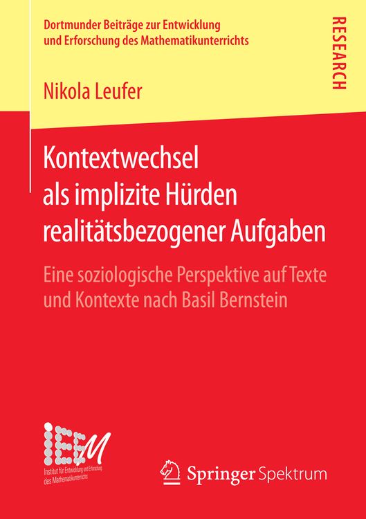 Produktbild: Kontextwechsel als implizite H&uuml;rden realit&auml;tsbezogener Aufgaben