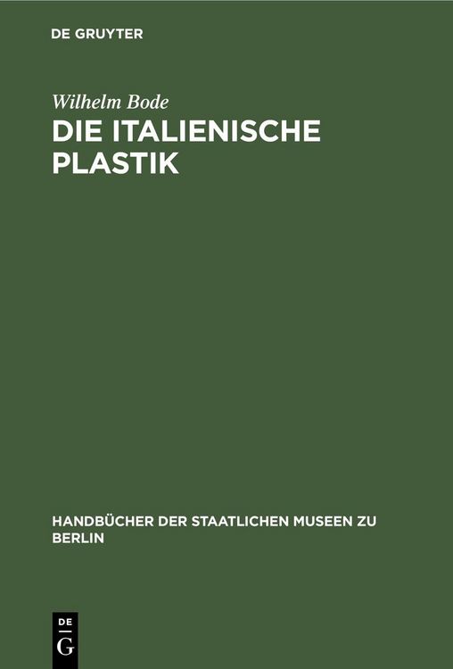 Produktbild: Die italienische Plastik