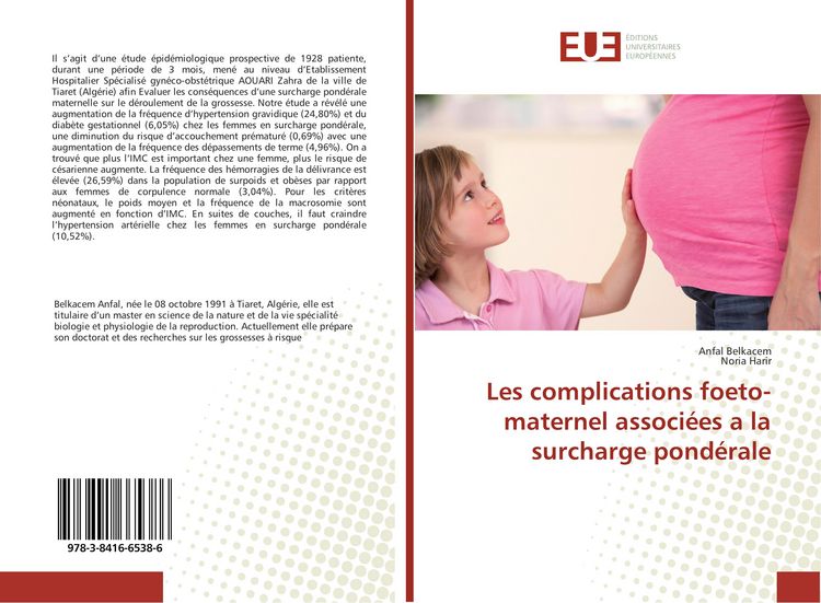 Produktbild: Les complications foeto-maternel associ&eacute;es a la surcharge pond&eacute;rale
